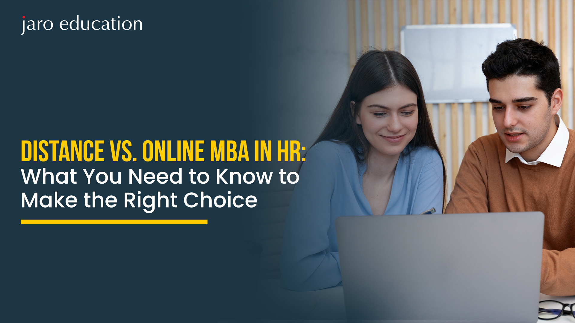 Distance vs. Online MBA in HR: What You Need to Know to Make the Right Choice