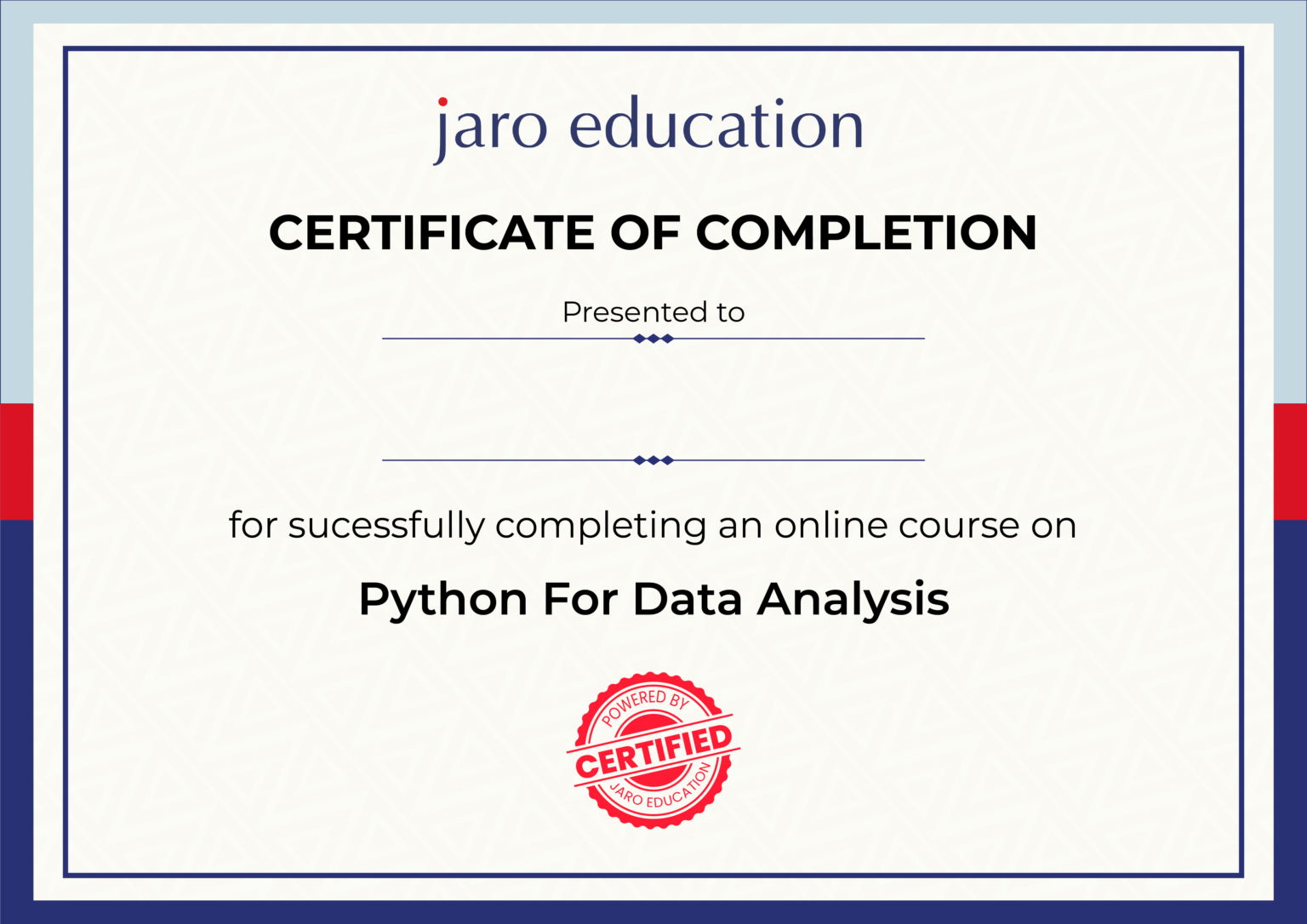 Earn Certificate